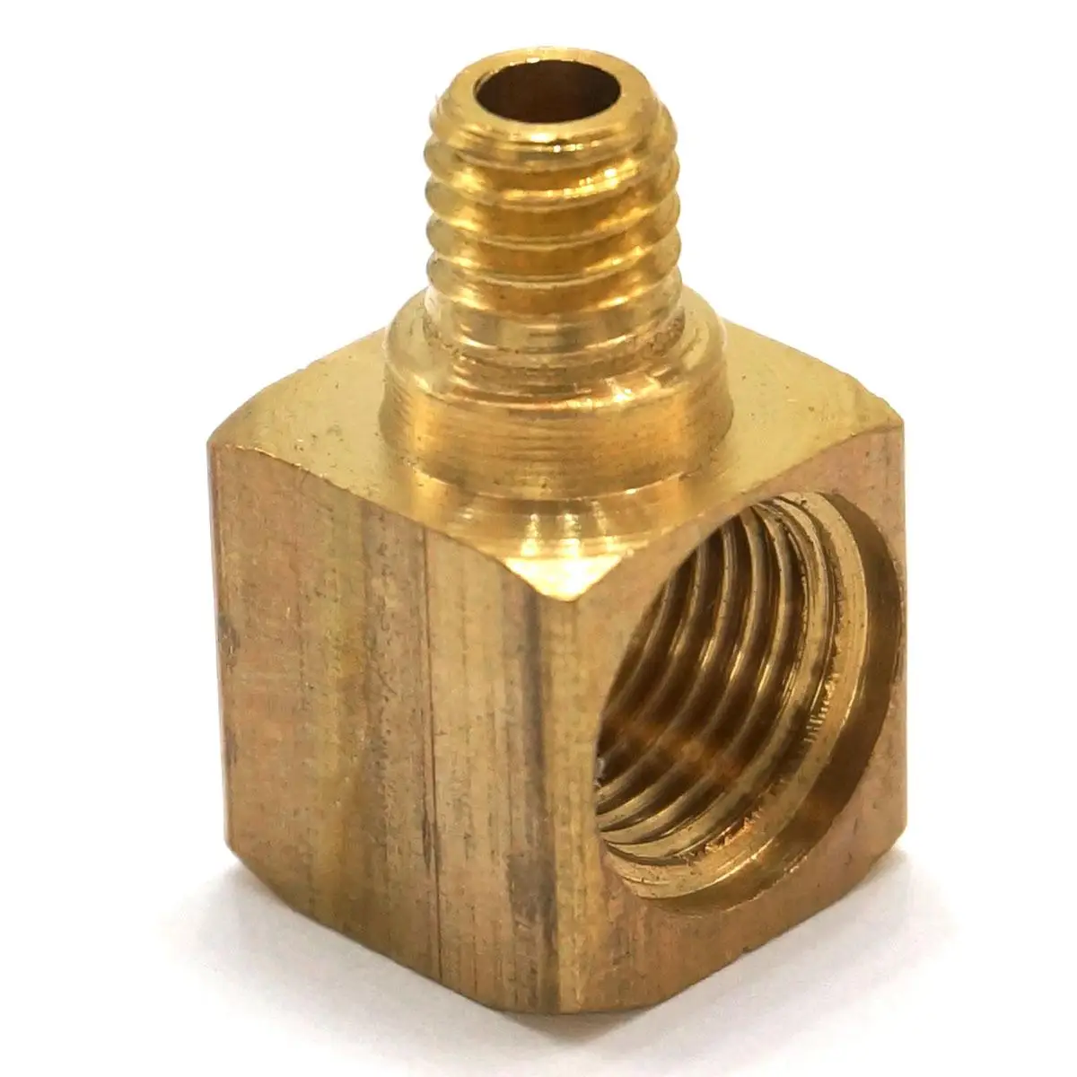 

M6 x1mm male to 1/8" BSPP female thread 90 Degree Elbow Brass Pipe Fitting Connector Adapter For Lube Tubing