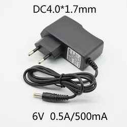 AC 6V 0.5A 500mA  4.0*1.7mm DC Power Supply Adapter Charger OMRON I-C10 M4-I M2 M3 M5-I M7 M10 M6 M6W Blood Pressure Monitor