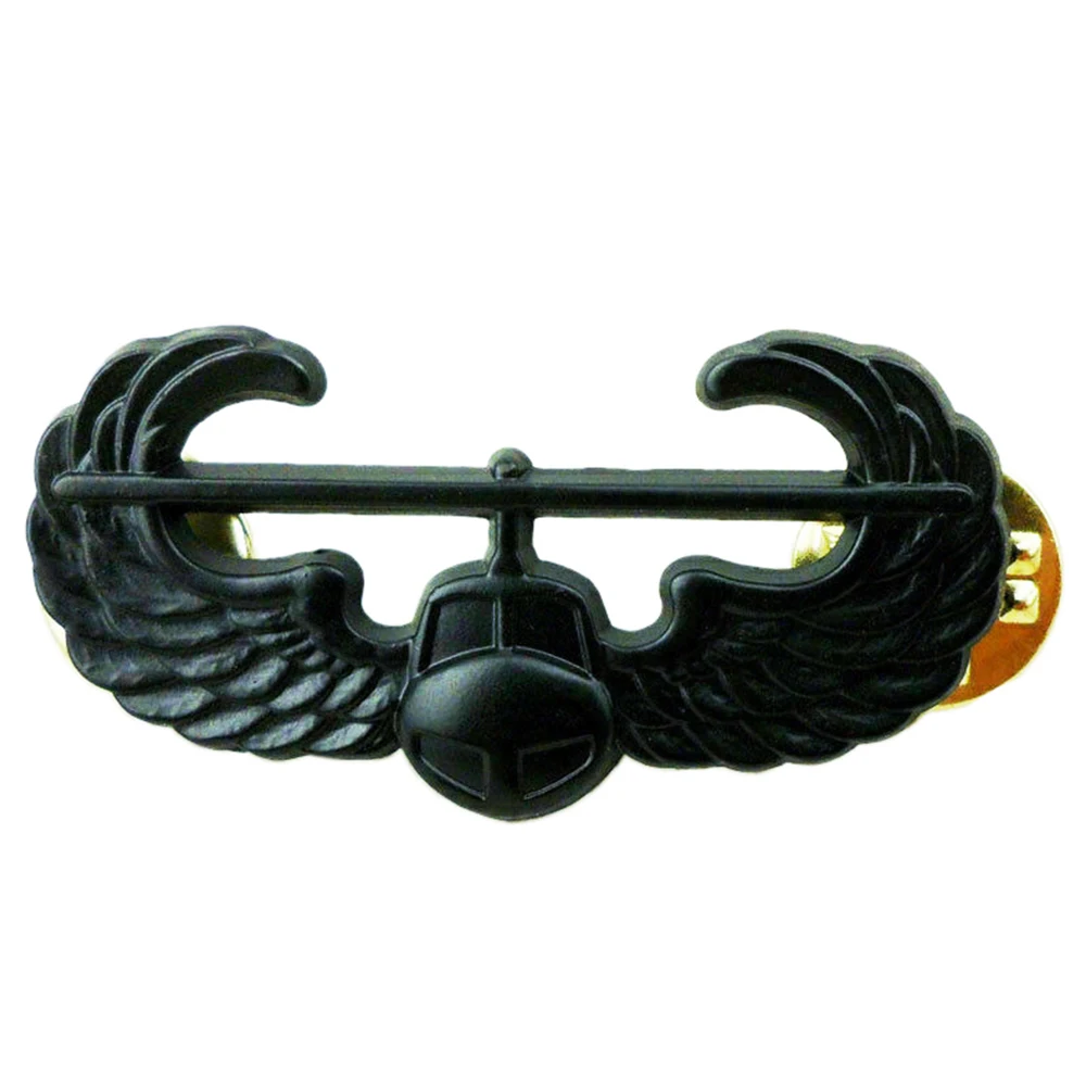 

US UNITED STATES AIR FORCE ASSAULT QUALIFICATION WINGS METAL PIN BADGE