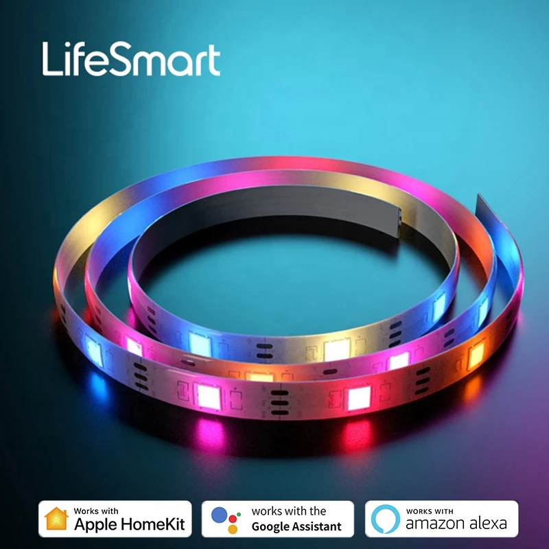 LifeSmart Cololight Strip Smart LED  RGB Lightstrip Music Sync IP65 Weatherproof Works for Apple HomeKit Alexa 2M Unextendible