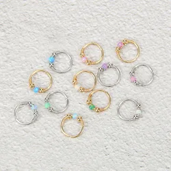 Creative Stainless Steel Round Earrings Body Piercing Jewelry Round Earrings Ladies Body Piercing Jewelry Accessories
