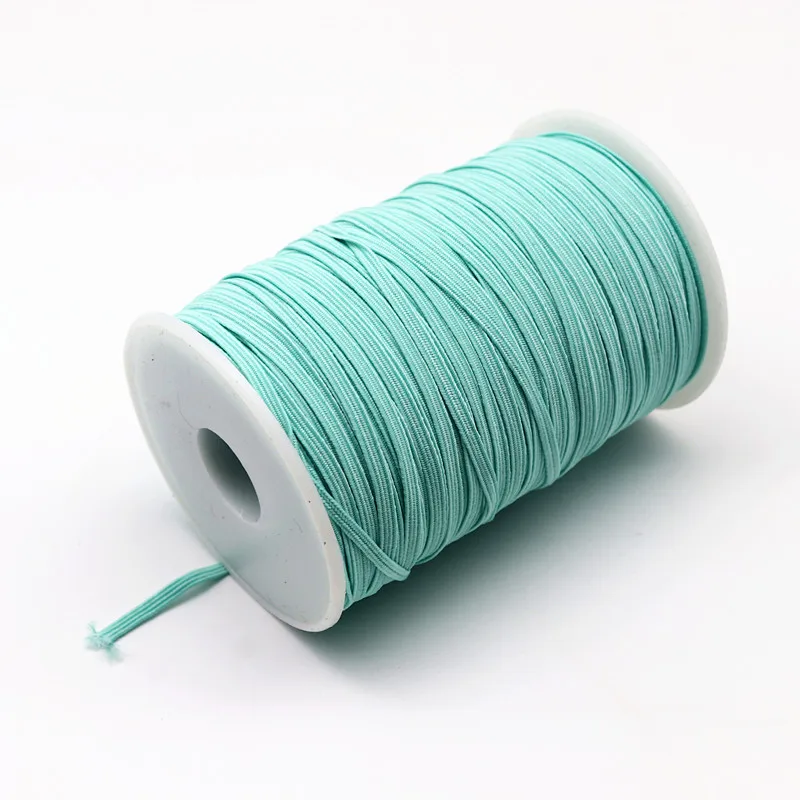 5m/3mm Color Elastic Band Nylon High Elastic Household Clothing Sewing Accessories Craft DIY Hand-stitched Rubber Elastic Band