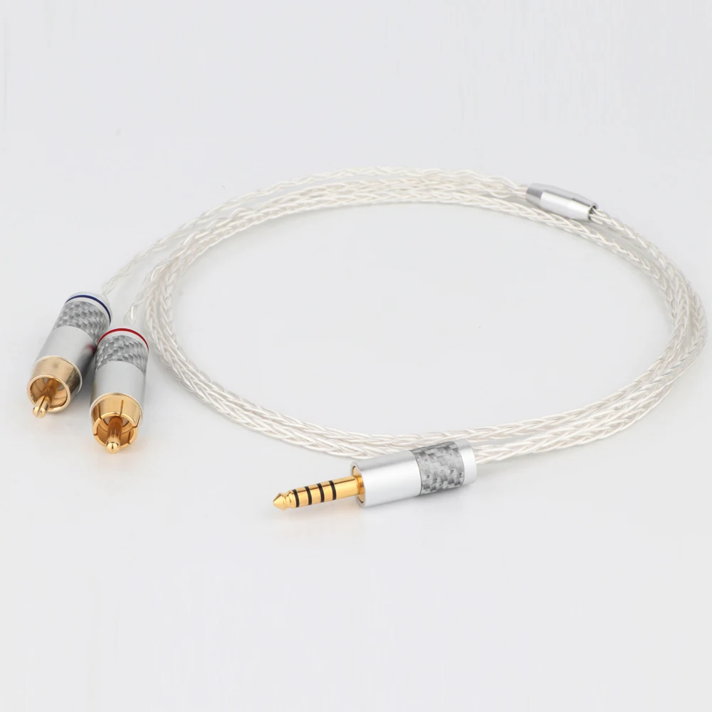 X442 HIFI 4.4mm to 2 RCA Audio Cable For Sony WM1A/1Z PHA-1A/2A Z1R 4.4mm Upgrade Cable