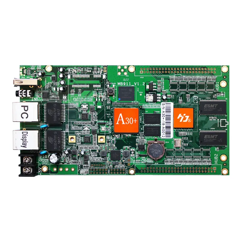 Huidu-tarjeta controladora asíncrona a todo Color, controlador de pantalla LED, WiFi, gran pantalla