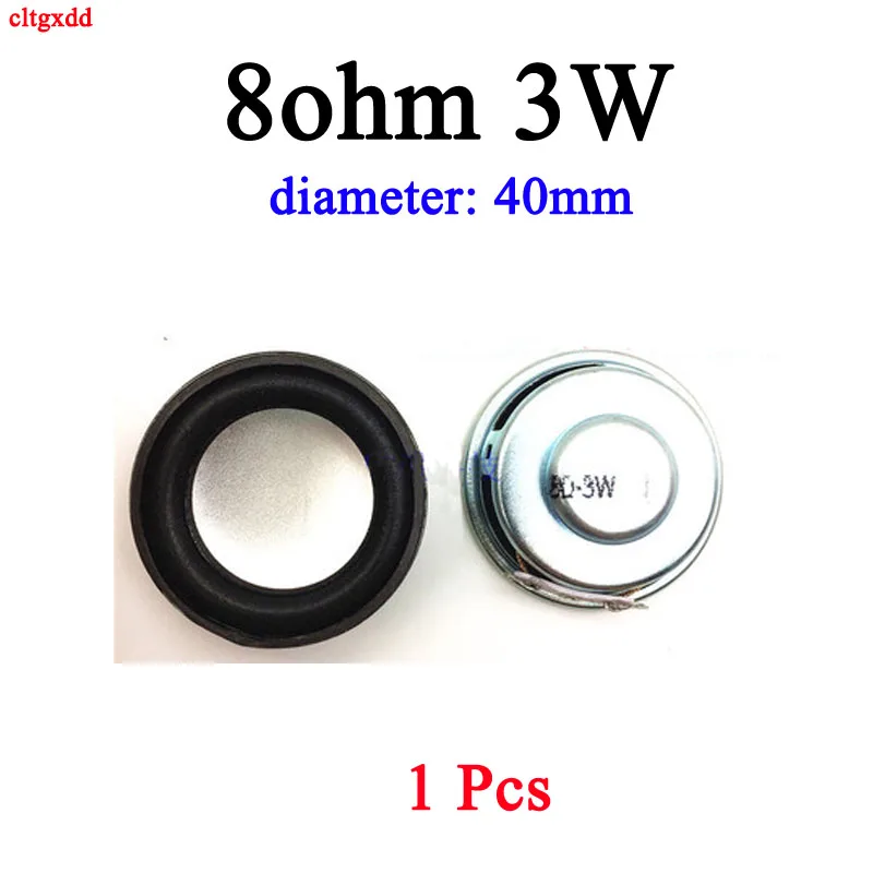 8 ohm 0.5W 1W 2W 3W Horn Loud Speaker Buzzer Ringer 40 45 50 57 66 77mm 8R 0.5W For Home Theater DIY Modification Loudspeakers