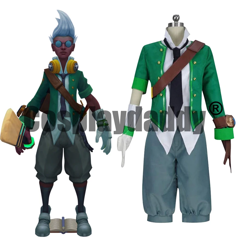 

LOL The Boy Who Shattered Time Academy Ekko Uniform Outfit Cosplay Costume S002