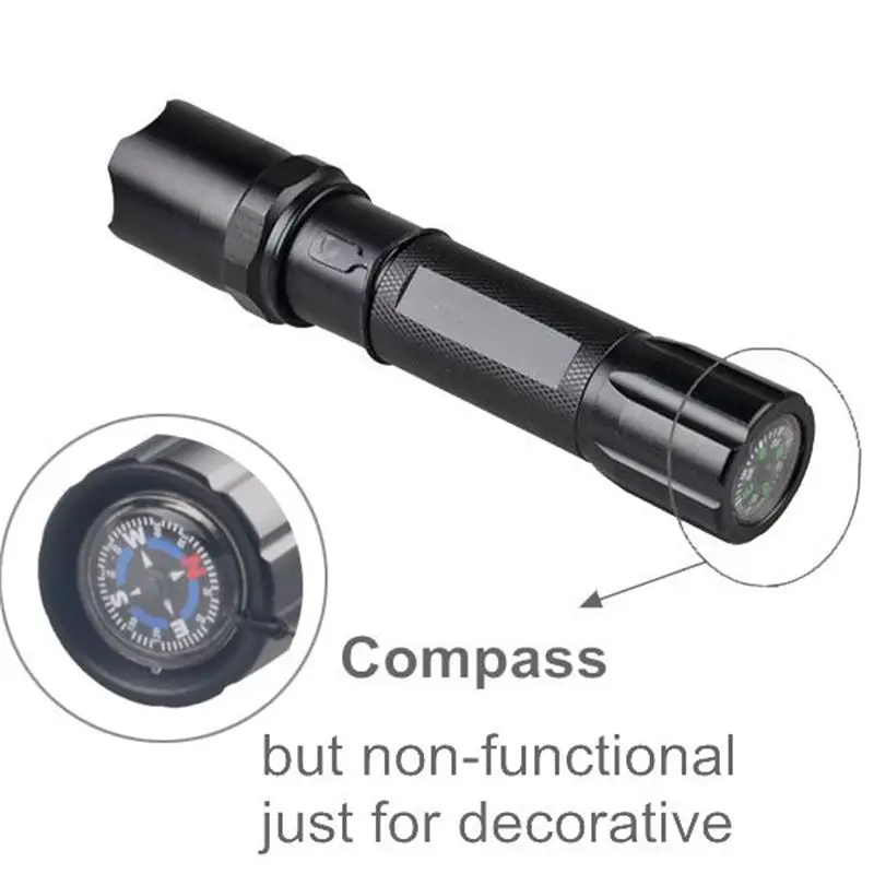 Topcom 3W 365nM 395nM UV Light Rechargeable Ultraviolet Lantern UV Flashlight Torch Anti-fake Money Detect With Battery Charger