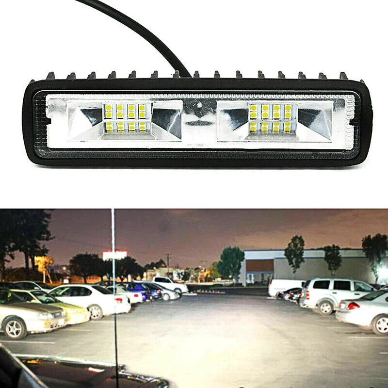 16 LEDs Car Running Lights Work Light Car-styling DRL Car Daytime Light Bulb Auto Fog Lamp Super Bright Waterproof DC 12V-24V