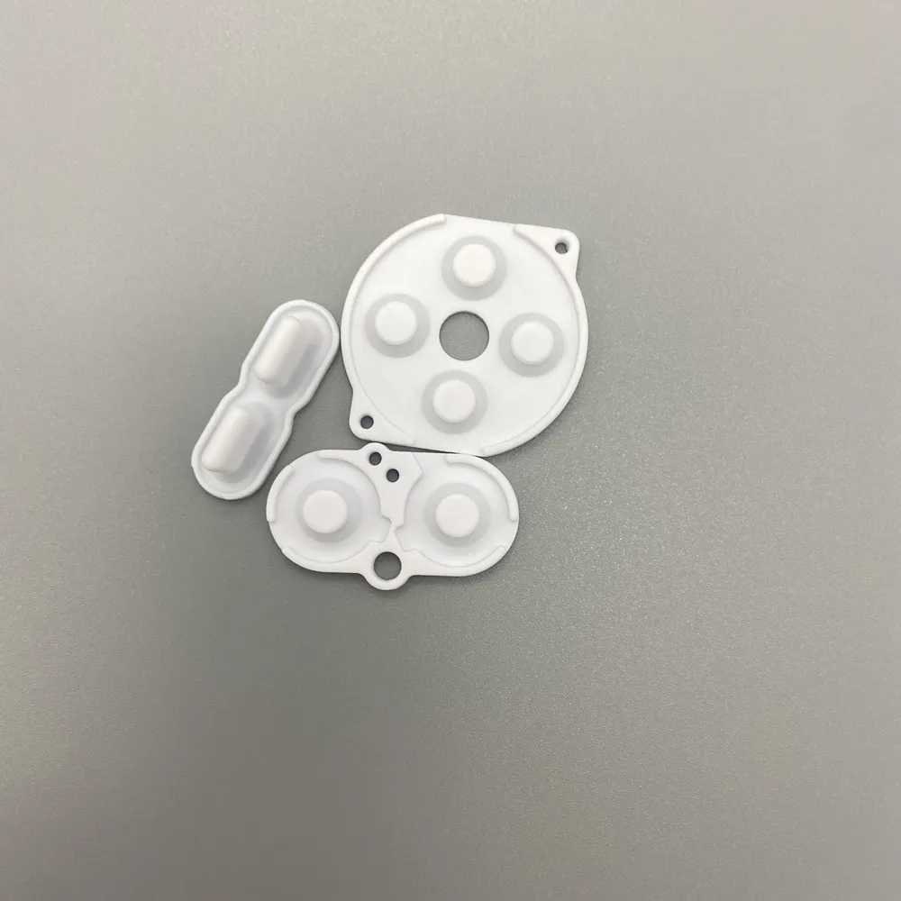 أزرار موصلة مطاطية ملونة A-B D-pad مجموعة بديلة لجيب Game Boy لمفتاح اختيار السيليكون G-B-P