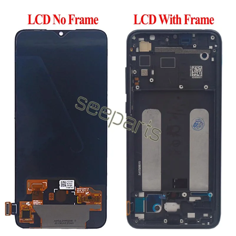 Tested AMOLED For Xiaomi Mi CC9 LCD Display Touch Screen Digitizer 6.39'' Mi9 Lite Replacements For Mi 9 Lite M1904F3BG Display