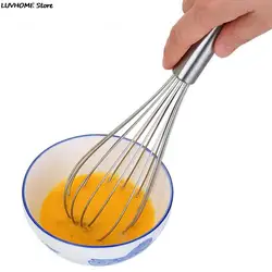 6 Inches Egg Tools Stainless Steel Egg Beater Hand Whisk Mixer Kitchen Tools Cream Stirring For Home Kitchen Tools