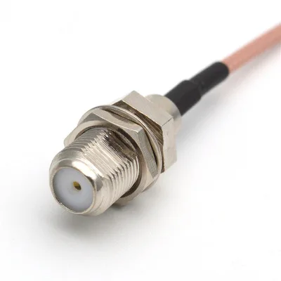 F Type Female Jack To CRC9 Male Right Angle RG316 Pigtail Cable  For HUAWEI Modem 10cm /15cm/20cm/30cm/50cm/60cm/80cm/1M CRC9-JW