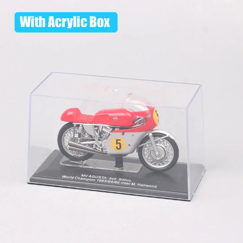 1:22 scale Italeri MV Agusta 500cc World Champion 1963 No.5 Rider M.Hailwood GP racing Diecast motorcycle Vehicle bike model Toy