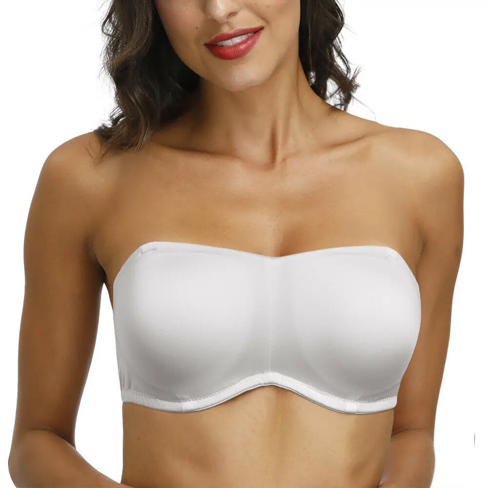 Sujetadores transparentes con tirantes para mujer, sujetador acolchado con aros convertibles ajustables sin tirantes, copas completas A, B, C, D,