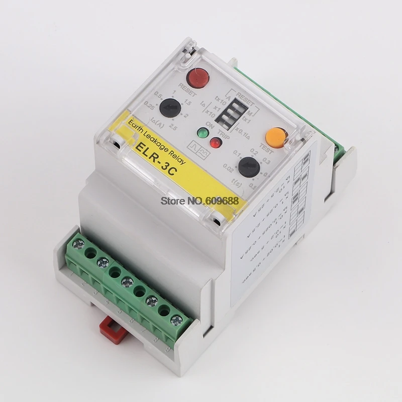 

Earth Leakage Relay Earth Fault Electronic Leakage Protection Relay ELR-3C