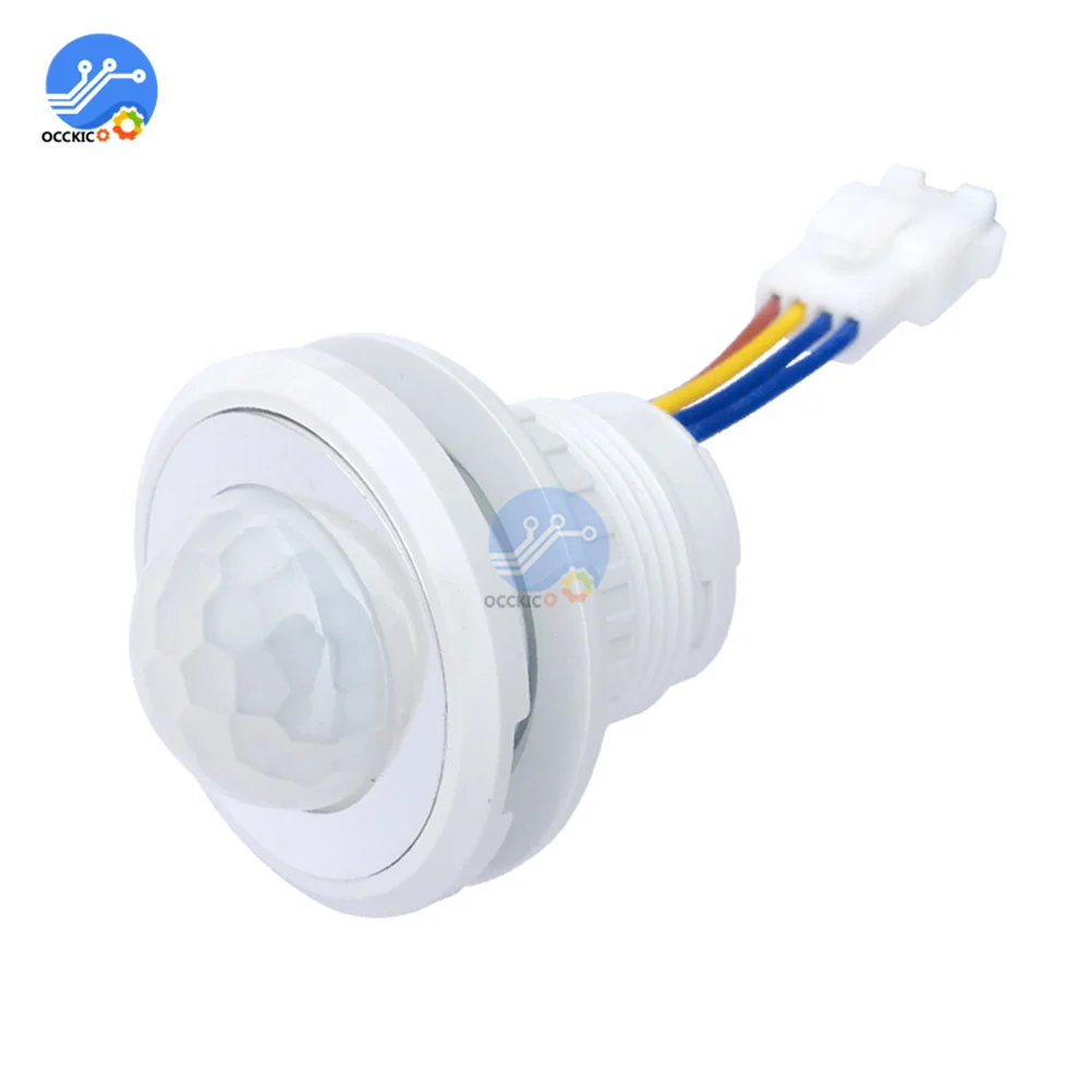 

AC 85V-265V LED PIR Infrared Detector IR Infrared Motion Sensor Switch Adjustable Time Delay Switch for Home Lighting Induction