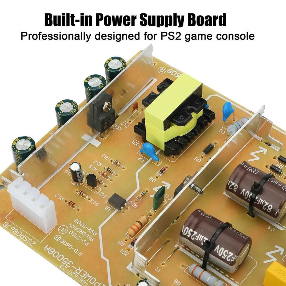 Power Supply Board for PS2 Fat Console 30000 to 39000 Built-in PowerSupply Board Transformer 110V-220V Universal V8Y7