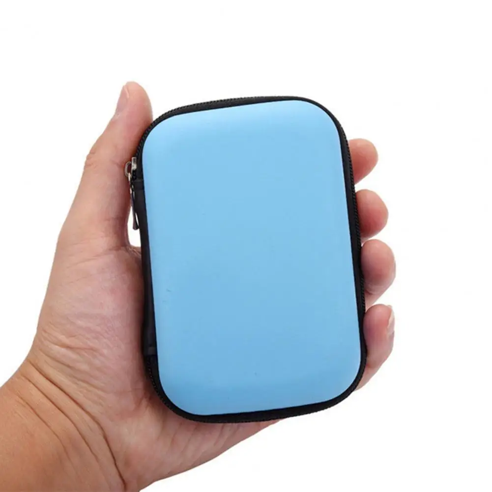 Чехол для наушников Bluelans на молнии, Переносной компактный чехол из ЭВА для путешествий