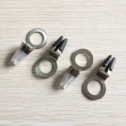 5/10pcs Auto Air Conditioner Air Outlet Perfume Clip four paws White Stainless Steel Perfume Glass Bottle Fittings Clip