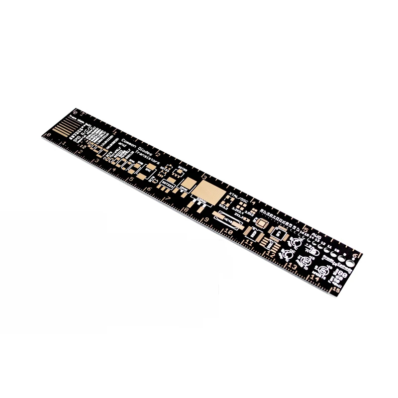 15/20/25cm PCB Righello Per Ingegneri Elettronici Per Geeks Makers Per Arduino Ventole PCB Riferimento Righello PCB di Imballaggio Unità v2-6