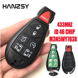 7 Buttons Car Remote key For Jeep Cherokee For Chrysler 300C Voyager 2008 2009 2010 For Dodge Caliber Journey M3N5WY783X 433Mhz