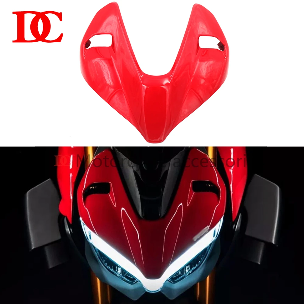 Ducati Streetfighter V4 V4S 2020 2021 V4 SP 2022 Front Part Fairing Headlight Upper Nose Cover Hood Air Intake Shroud