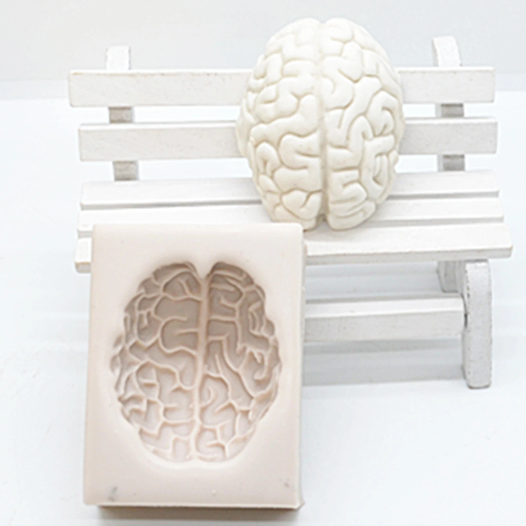 2Pc/Set Brain And Heart Silicone Fondant Molds DIY Resin Chocolate Mold Cake Decorating Tools Kitchen Baking Accessories M2004