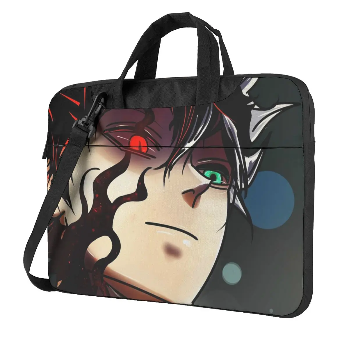

Anime,Black Clover Laptop Bag Case Protective Vintage Computer Bag Bicycle Crossbody Laptop Pouch