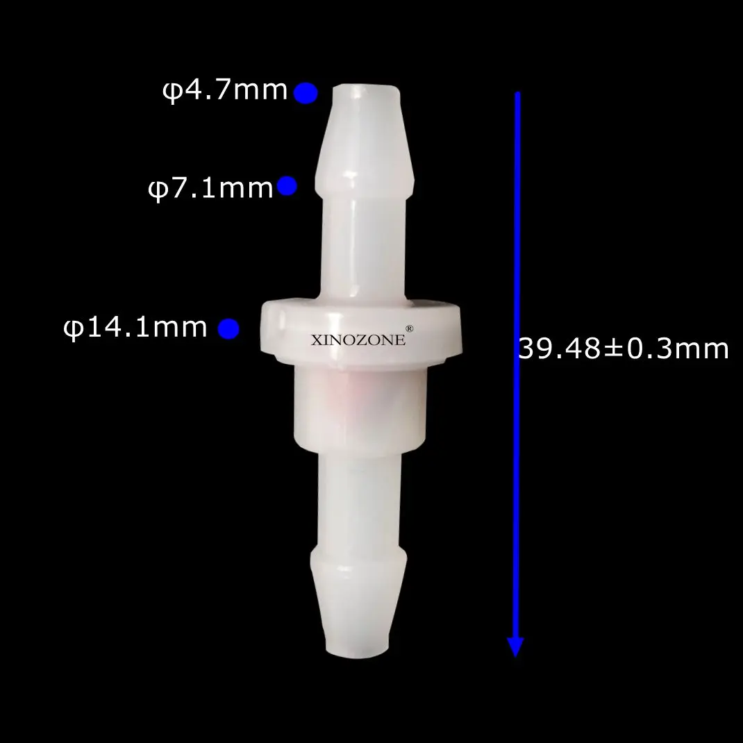 3/16 "منقار البط تحقق صمام عدم عودة الحجاب الحاجز موصل 4.7 مللي متر XINOZONE