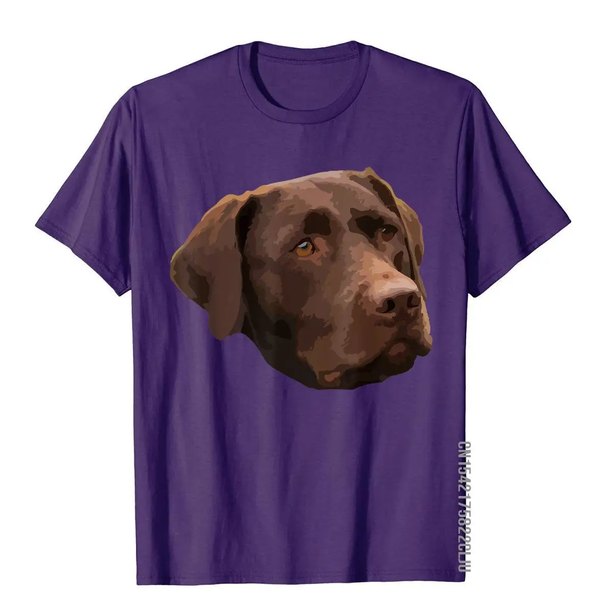 Funny Chocolate Lab T-Shirt Labrador Retriever Dog Head Company Gothic T Shirt Cotton Men Tops Tees Summer