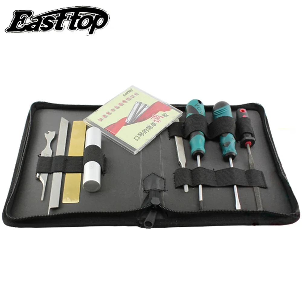 Easttop Harmonica Toolkit Service Workshops Repair Kit Blues Harp Service Set Key C Armonicas Tool Set