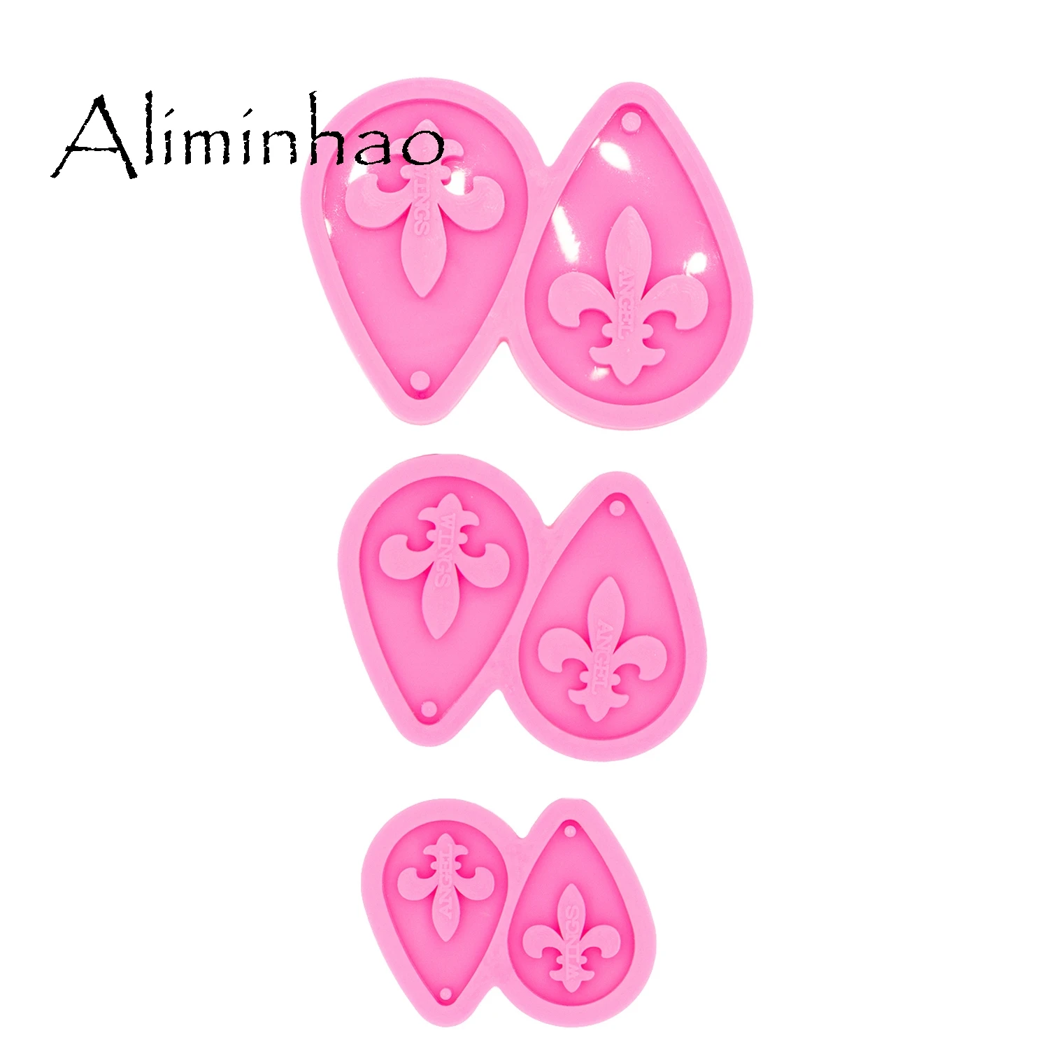 DY0440 L/M/S Tear Drop Hoop Earrings Handmade DIY Epoxy Silicone Molds Fashion Jewelry Resin Craft Mould