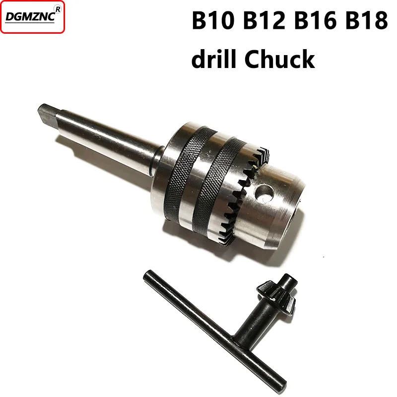 Morse TapperกรวยMT1 MT2 MT3 B10 B12 B16 ShankเจาะChuck 0.6-6มม.3-16มม.1-13มม.1-10มม.Heavy Duty Taper Arborเจาะเครื่อง