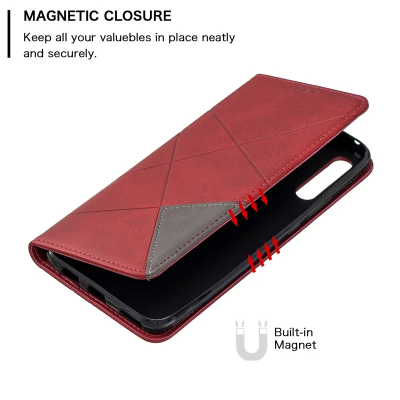For Funda Huawei Honor 9X Case on For Honor 9 X Premium STK-LX1 Coque Luxury Magnetic Wallet Leather Flip Phone Cover Honor9X