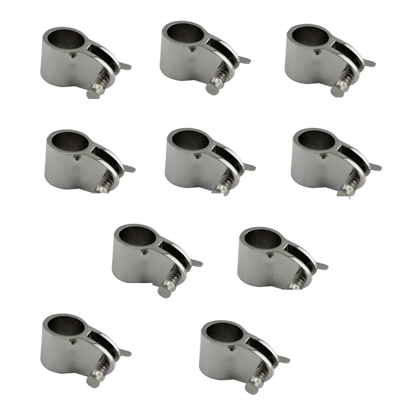 

10PCS 7/8" 1" Stainless Steel 316 Top Jaw Slide With Quick Release Spring Pin Bimini Top Heavy Duty Marine Yacht Boat Hardware