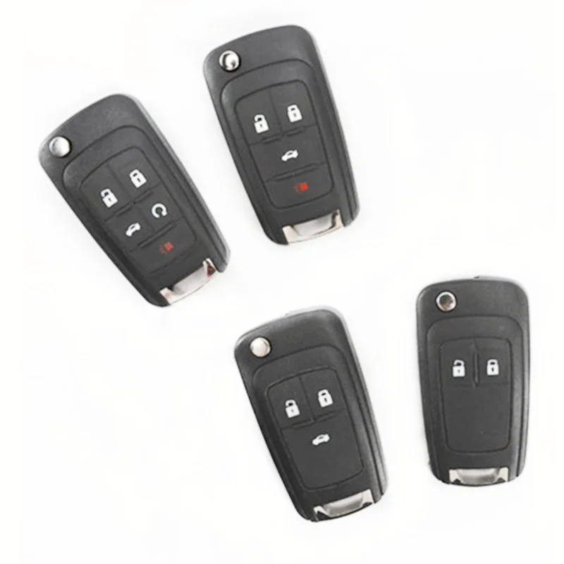 Flip Folding Key Shell For Chevrolet Cruze Epica Lova Camaro Impala Malibu Aveo Spark Sail HU100 Uncut Blade Remote Key Case