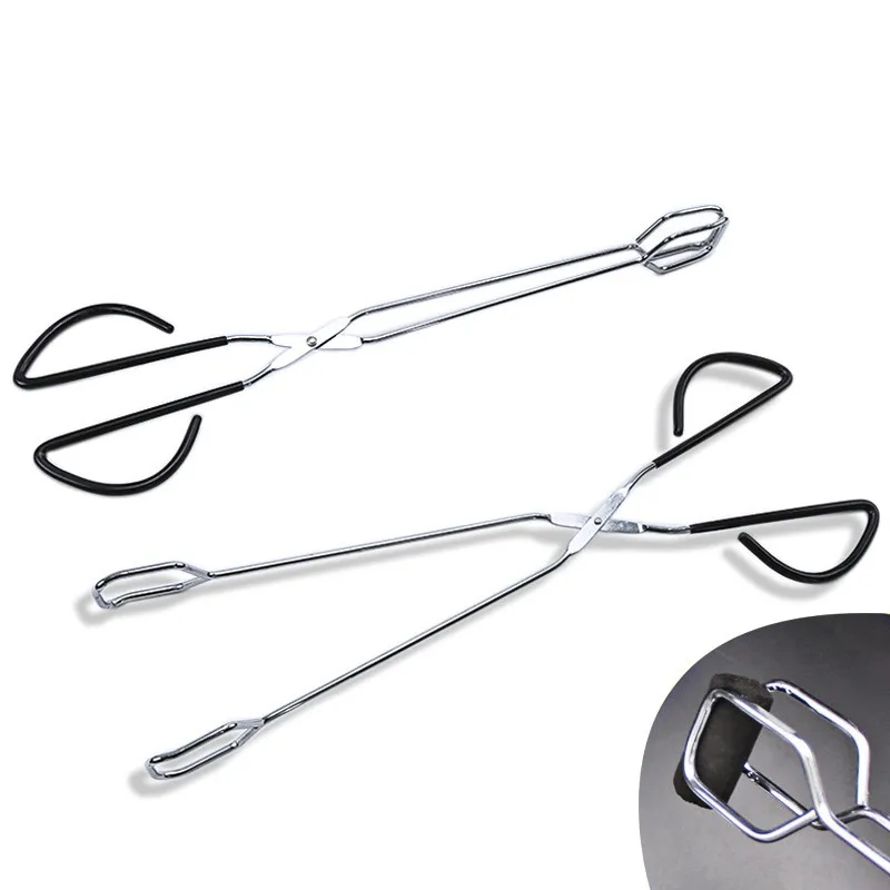 High Quality Stainless Steel Scissor Tongs Pastry Clamp Buffet Catering BBQ  Pliers  Food Meat Serving Clip Cake Salad Tongs