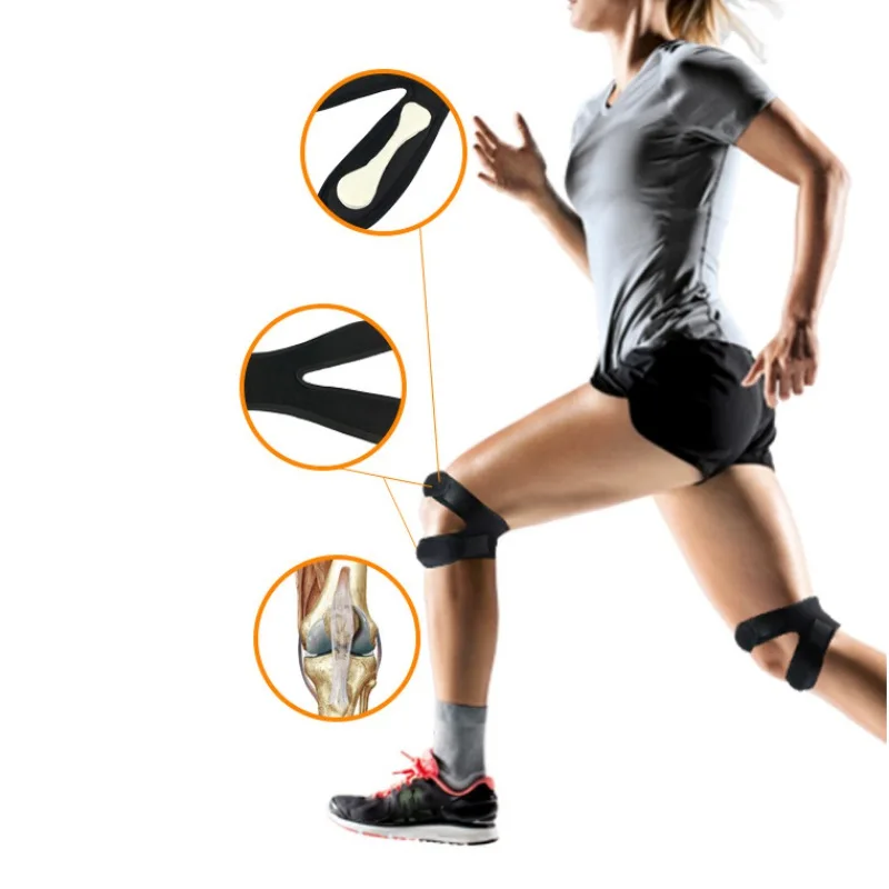 Mới Đầu Gối Lỗ Kneepad Điều Áp Đầu Gối Bọc Tay Hỗ Trợ Băng Miếng Lót Thun Nẹp An Toàn Bóng Rổ Bóng Đi Xe Đạp 1Pc