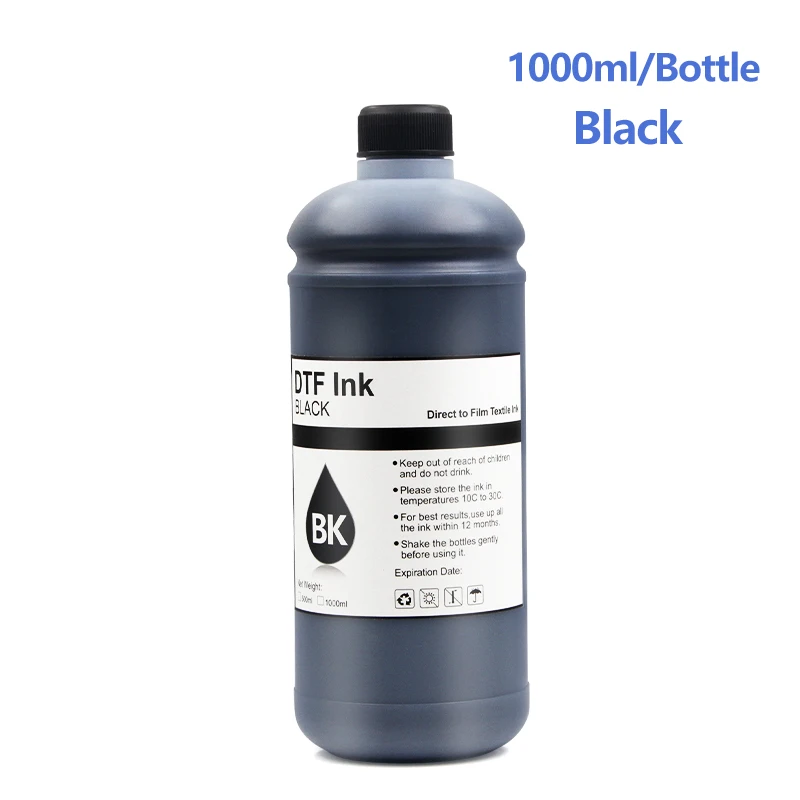 Película de transferencia de tinta DTF, 1000 ml/botella, tinta textil para impresora Epson L1800 L1300 R2400 L805 L800 P600 P800 con cabezal de impresión D5 4720