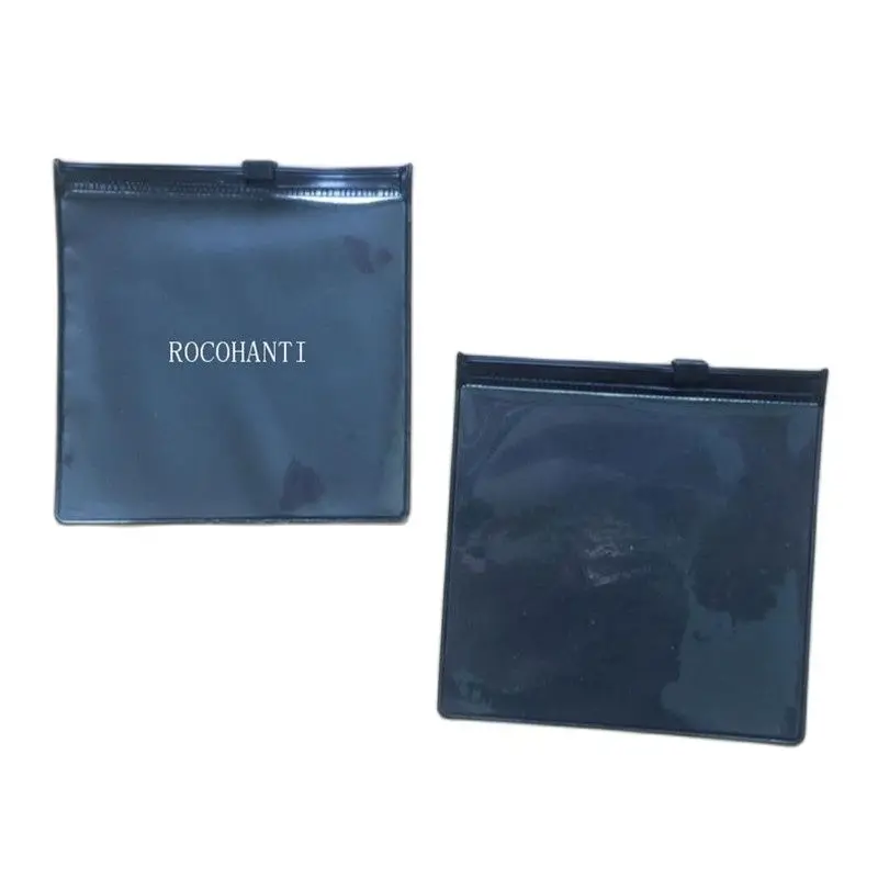 

200X Custom Printed Black Frosted PVC Zipper Bag Plastic Ziplock Gift Bag With Your Own Logo Thick 11x11cm