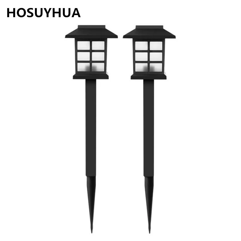 

2PCS Fashion Outdoor Waterproof Solar Light Creative Mini Small House Lamp Home Courtyard Garden Landscape Decoration Lawn Lamp.