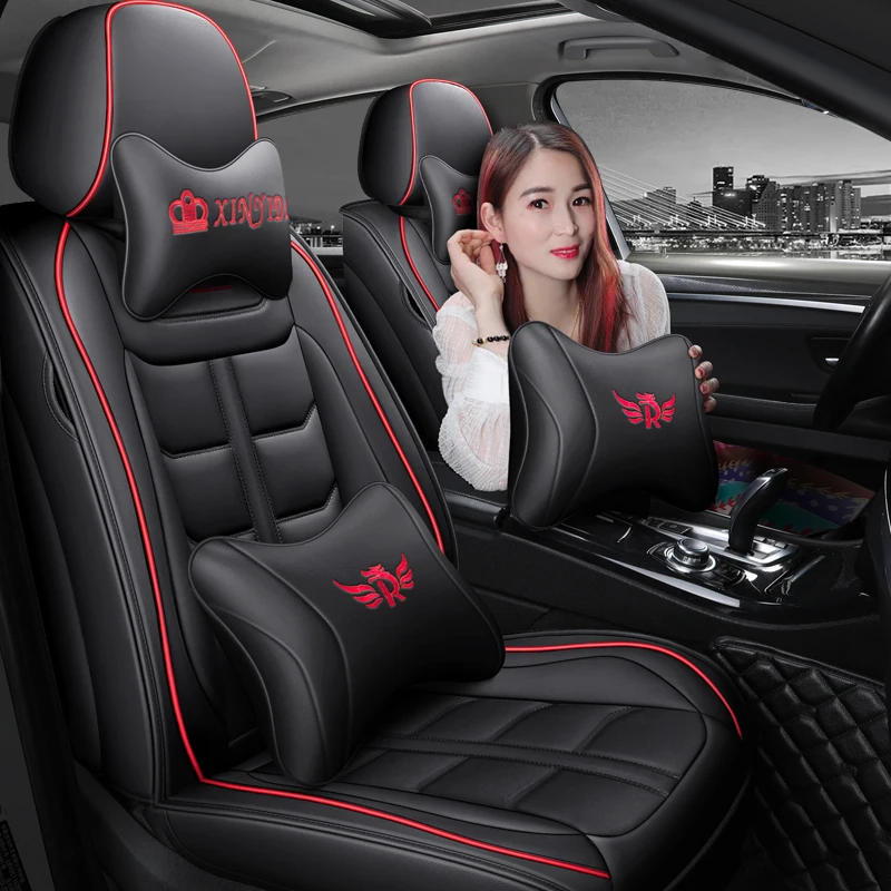 Front+Rear Car Seat Cover for Mercedes Benz ML Class ML320 ML350 ML400 W163 W164 W166