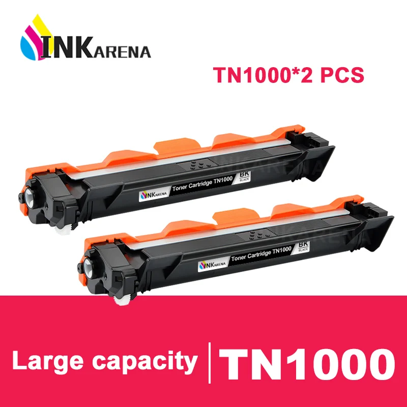 INKARENA Toner Cartridge Compatible For Brother TN1000 TN1030 TN1080 TN1060 TN1070 TN1075 HL1110 TN 1030 1075 Printers