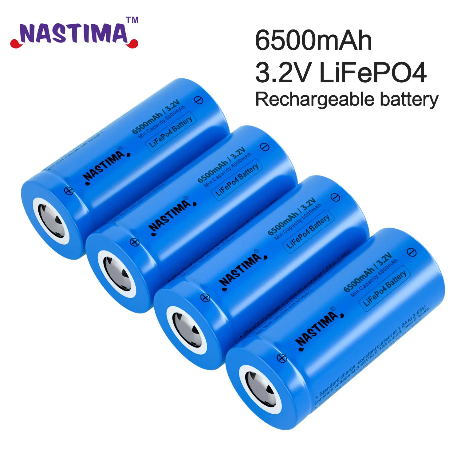 Nastima 32700 LiFePo4 akumulator 3.2V 6500mAh fosforan litowo-żelazowy do panelu słonecznego lampy ogrodowe