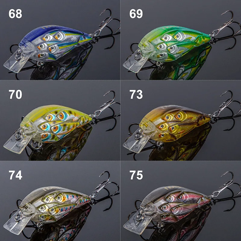 NOEBY Crankbait 60mm flotante – Señuelo para lubina y trucha