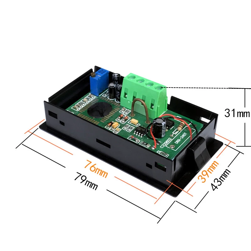 1 Multi-standard D69-40 AC 5 10 20 30 50 100 200 300 500A LCD digital display ammeter high precision ammeter with blue backlight