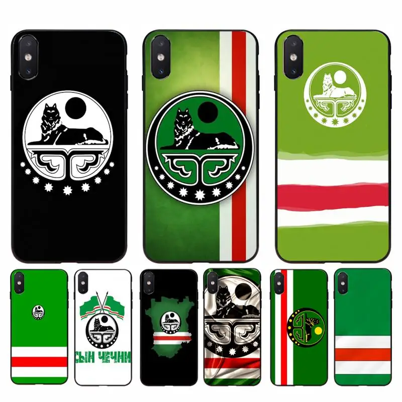 Yinuoda Chechnya flag Phone Case For iPhone 11 8 7 6 6S Plus X XS MAX 5 5S SE 2020 XR 11 pro Cover