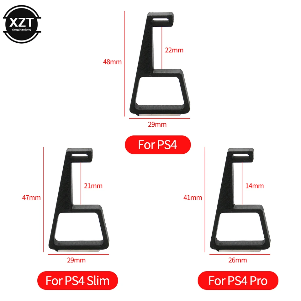 Support Horizontal Pour Console De Jeu - 4 Pieds De Refroidissement Antidérapants, Compatible Anciens Modèles (Noir)