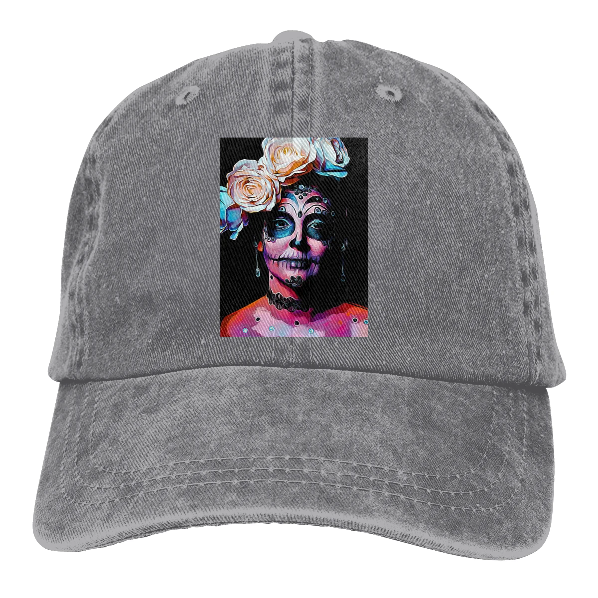 

Day Of The Dead Dark The Baseball Cap Peaked capt Sport Unisex Outdoor Custom Mexican Sugar Skull Funny Hats