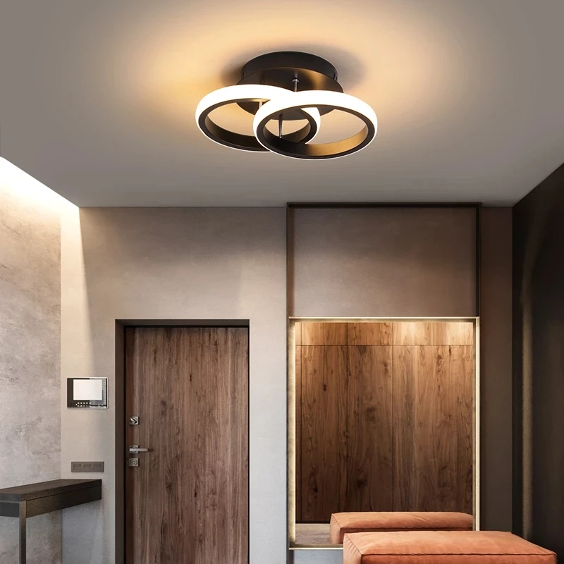 Led Corridor Ceiling Lamp Ac90-260v Surface Mounted Aisle Lights For Hallway Balcony Chandelier Bedroom Hall Indoor Home Fixture